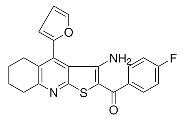 [3-AMINO-4-(2-FURYL)-5,6,7,8-TETRAHYDROTHIENO[2,3-B]QUINOLIN-2-YL](4-FLUOROPHENYL)METHANONE AldrichCPR