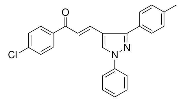 1-(4-CHLOROPHENYL)-3-(3-(4-METHYLPHENYL)-1-PH-1H-PYRAZOL-4-YL)-2-PROPEN-1-ONE AldrichCPR