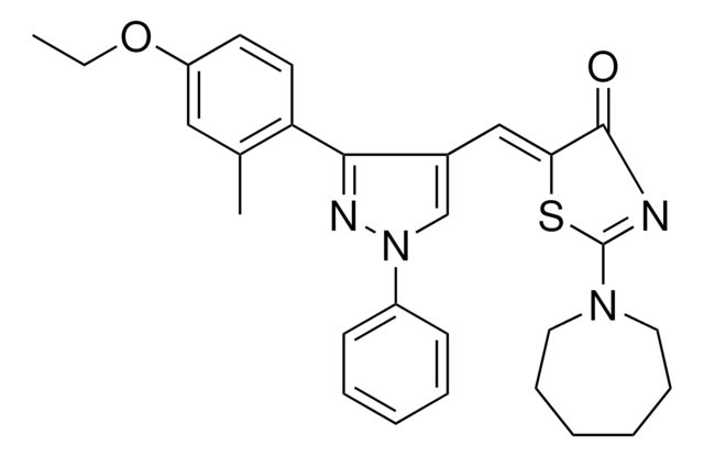 (5Z)-2-(1-AZEPANYL)-5-{[3-(4-ETHOXY-2-METHYLPHENYL)-1-PHENYL-1H-PYRAZOL-4-YL]METHYLENE}-1,3-THIAZOL-4(5H)-ONE AldrichCPR