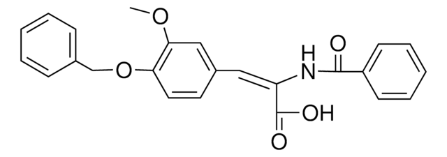 2-BENZOYLAMINO-3-(4-BENZYLOXY-3-METHOXY-PHENYL)-ACRYLIC ACID AldrichCPR