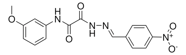 N-(3-METHOXYPHENYL)-2-(2-(4-NITROBENZYLIDENE)HYDRAZINO)-2-OXOACETAMIDE AldrichCPR