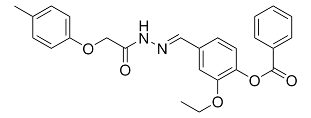 2-ETHOXY-4-(2-((4-METHYLPHENOXY)ACETYL)CARBOHYDRAZONOYL)PHENYL BENZOATE AldrichCPR