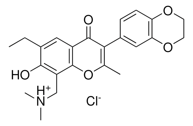 [3-(2,3-DIHYDRO-1,4-BENZODIOXIN-6-YL)-6-ETHYL-7-HYDROXY-2-METHYL-4-OXO-4H-CHROMEN-8-YL]-N,N-DIMETHYLMETHANAMINIUM CHLORIDE AldrichCPR