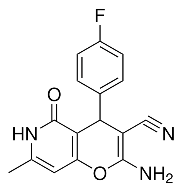 2-AMINO-4-(4-FLUOROPHENYL)-7-METHYL-5-OXO-5,6-DIHYDRO-4H-PYRANO[3,2-C]PYRIDINE-3-CARBONITRILE AldrichCPR