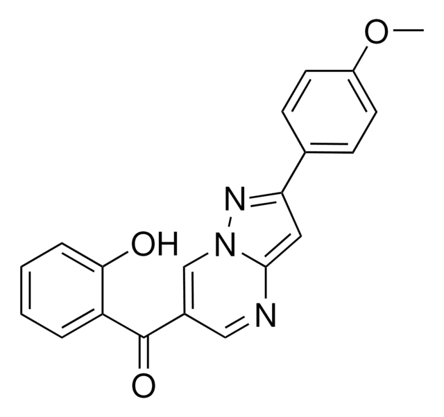 (2-HYDROXYPHENYL)[2-(4-METHOXYPHENYL)PYRAZOLO[1,5-A]PYRIMIDIN-6-YL]METHANONE AldrichCPR