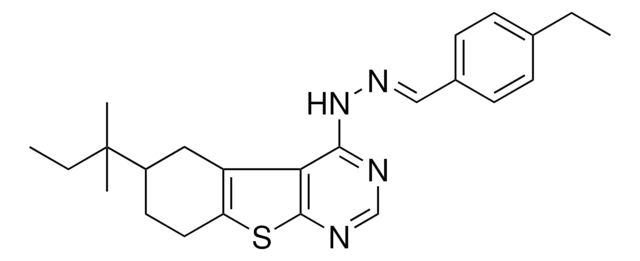 4-ETHYLBENZALDEHYDE (6-TERT-PENTYL-5,6,7,8-TETRAHYDRO[1]BENZOTHIENO[2,3-D]PYRIMIDIN-4-YL)HYDRAZONE AldrichCPR