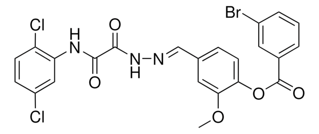 4-((E)-{[(2,5-DICHLOROANILINO)(OXO)ACETYL]HYDRAZONO}METHYL)-2-METHOXYPHENYL 3-BROMOBENZOATE AldrichCPR