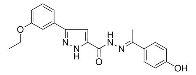 3-(3-ETHOXYPHENYL)-N'-(1-(4-HO-PHENYL)ETHYLIDENE)-1H-PYRAZOLE-5-CARBOHYDRAZIDE AldrichCPR