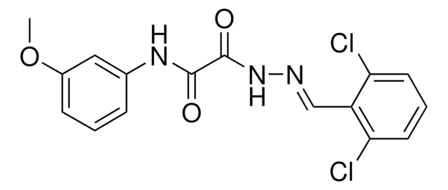 2-(2-(2,6-DICHLOROBENZYLIDENE)HYDRAZINO)-N-(3-METHOXYPHENYL)-2-OXOACETAMIDE AldrichCPR