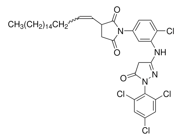 N-[4-Chloro-3-[4,5-dihydro-5-oxo-1-(2,4,6-trichlorophenyl)-1H-pyrazol-3-ylamino]phenyl]-2-(1-octadecenyl)succinimide 98%