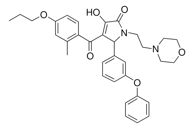 3-HYDROXY-4-(2-METHYL-4-PROPOXYBENZOYL)-1-[2-(4-MORPHOLINYL)ETHYL]-5-(3-PHENOXYPHENYL)-1,5-DIHYDRO-2H-PYRROL-2-ONE AldrichCPR