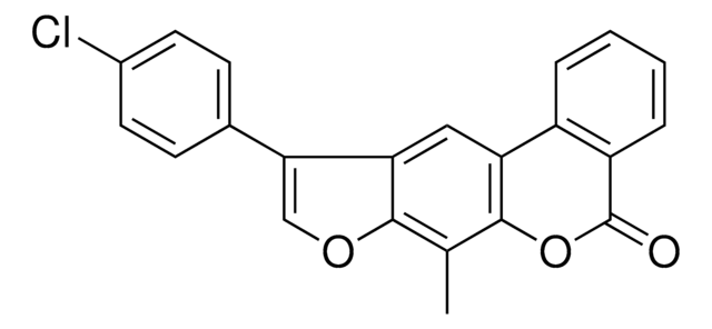 10-(4-CHLOROPHENYL)-7-METHYL-5H-BENZO(C)FURO(3,2-G)CHROMEN-5-ONE AldrichCPR