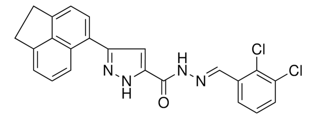 N'-[(E)-(2,3-DICHLOROPHENYL)METHYLIDENE]-3-(1,2-DIHYDRO-5-ACENAPHTHYLENYL)-1H-PYRAZOLE-5-CARBOHYDRAZIDE AldrichCPR