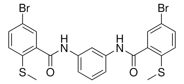 5-BROMO-N-(3-{[5-BROMO-2-(METHYLSULFANYL)BENZOYL]AMINO}PHENYL)-2-(METHYLSULFANYL)BENZAMIDE AldrichCPR