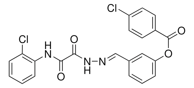 3-(2-((2-CHLOROANILINO)(OXO)ACETYL)CARBOHYDRAZONOYL)PHENYL 4-CHLOROBENZOATE AldrichCPR