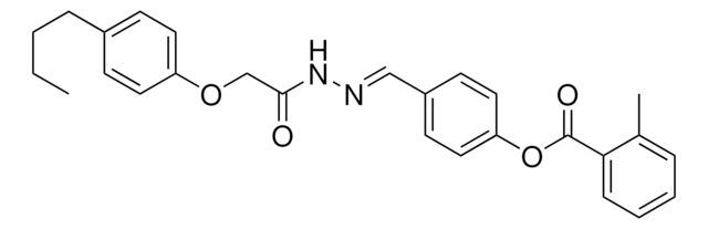 4-(2-((4-BUTYLPHENOXY)ACETYL)CARBOHYDRAZONOYL)PHENYL 2-METHYLBENZOATE AldrichCPR