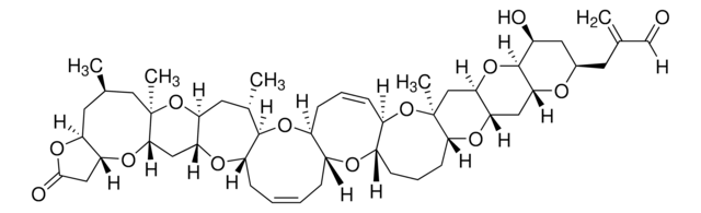 短裸甲藻毒素Brevetoxin 1 溶液 20&#160;&#956;g/g in acetonitrile (nominal concentration), certified reference material, TraceCERT&#174;, Manufactured by: Sigma-Aldrich Production GmbH, Switzerland