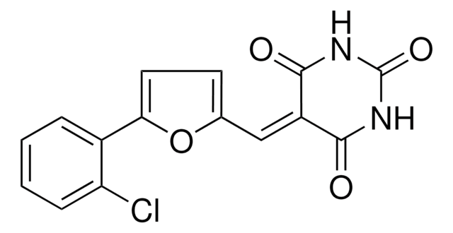 5-((5-(2-CHLOROPHENYL)-2-FURYL)METHYLENE)-2,4,6(1H,3H,5H)-PYRIMIDINETRIONE AldrichCPR