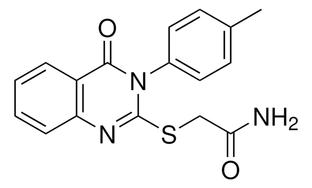 2-((3-(4-METHYLPHENYL)-4-OXO-3,4-DIHYDRO-2-QUINAZOLINYL)THIO)ACETAMIDE AldrichCPR