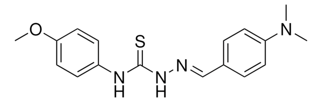 4-(DIMETHYLAMINO)BENZALDEHYDE N-(4-METHOXYPHENYL)THIOSEMICARBAZONE AldrichCPR