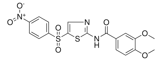 3,4-DIMETHOXY-N-(5-((4-NITROPHENYL)SULFONYL)-1,3-THIAZOL-2-YL)BENZAMIDE AldrichCPR