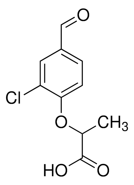 2-(2-Chloro-4-formylphenoxy)propanoic acid AldrichCPR