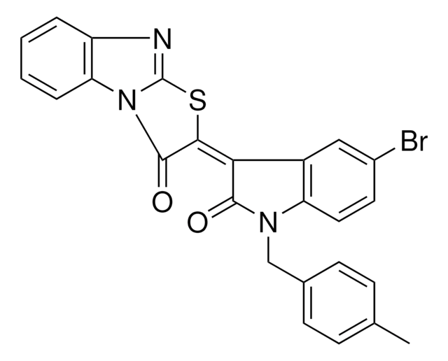 (2E)-2-[5-BROMO-1-(4-METHYLBENZYL)-2-OXO-1,2-DIHYDRO-3H-INDOL-3-YLIDENE][1,3]THIAZOLO[3,2-A]BENZIMIDAZOL-3(2H)-ONE AldrichCPR