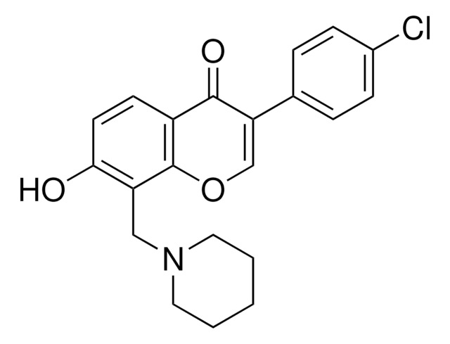 3-(4-CHLOROPHENYL)-7-HYDROXY-8-(1-PIPERIDINYLMETHYL)-4H-CHROMEN-4-ONE AldrichCPR