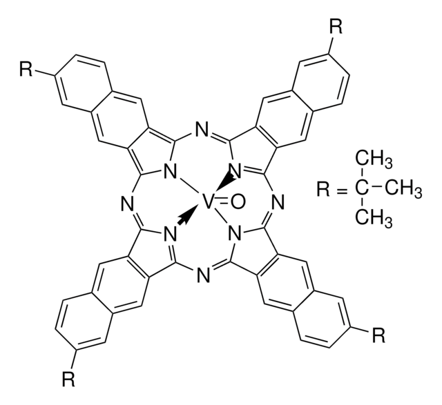 Vanadyl 2,11,20,29-tetra-tert-butyl-2,3-naphthalocyanine Dye content 95&#160;%