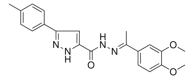 N'-(1-(3,4-DIMETHOXYPHENYL)ETHYLIDENE)-3-(4-ME-PH)-1H-PYRAZOLE-5-CARBOHYDRAZIDE AldrichCPR