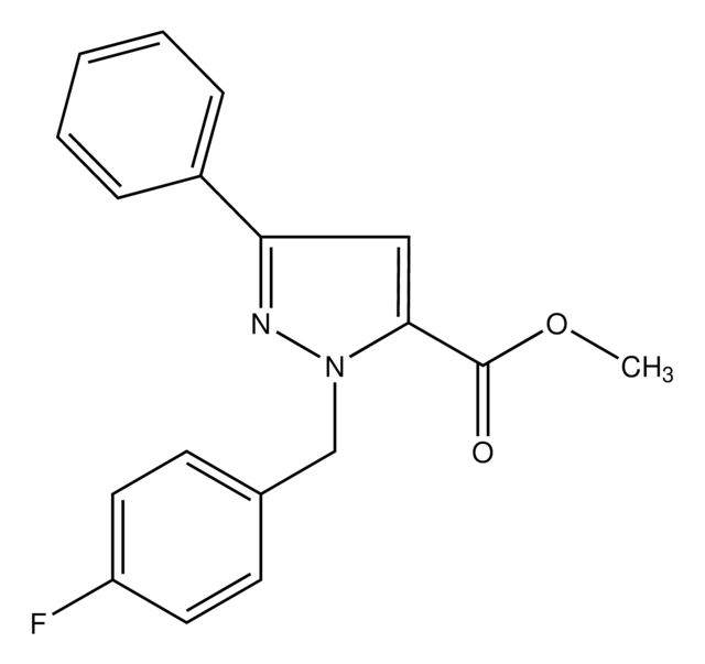 Methyl 1-(4-fluorobenzyl)-3-phenyl-1H-pyrazole-5-carboxylate