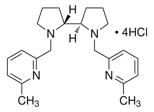 (2R,2&#8242;R)-1,1&#8242;-Bis(6-methyl-2-pyridinylmethyl)-2,2&#8242;-bipyrrolidine tetrahydrochloride 96%