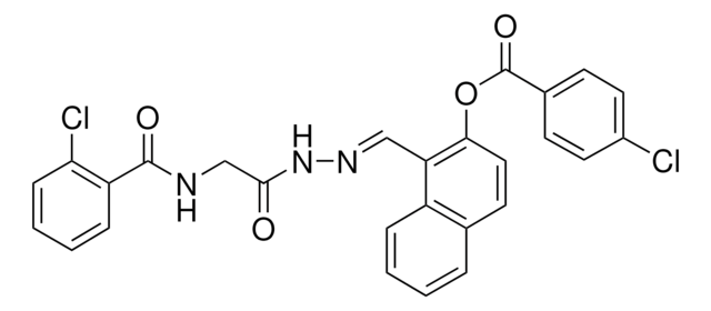 1-(2-(((2-CHLOROBENZOYL)AMINO)AC)CARBOHYDRAZONOYL)-2-NAPHTHYL 4 ...