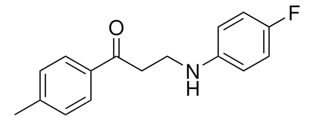 3-(4-FLUOROANILINO)-1-(4-METHYLPHENYL)-1-PROPANONE AldrichCPR