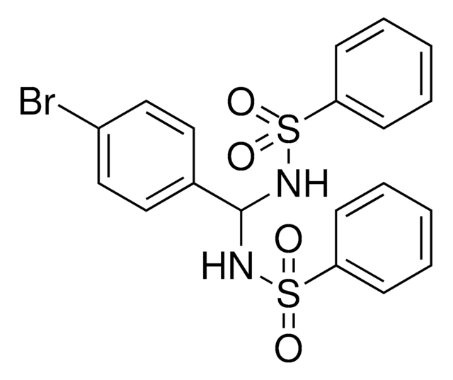 N-{(4-BROMOPHENYL)[(PHENYLSULFONYL)AMINO]METHYL}BENZENESULFONAMIDE AldrichCPR