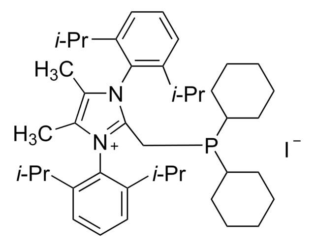 2-[(Dicyclohexylphosphino)methyl]-1,3-bis(2,6-diisopropylphenyl)-4,5-dimethylimidazolium iodide &#8805;95% (elemental analysis)