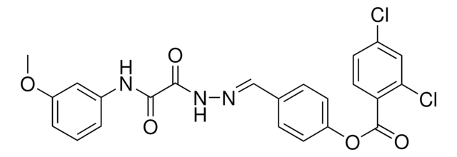 4-(2-((3-METHOXYANILINO)(OXO)ACETYL)CARBOHYDRAZONOYL)PHENYL 2,4-DICHLOROBENZOATE AldrichCPR