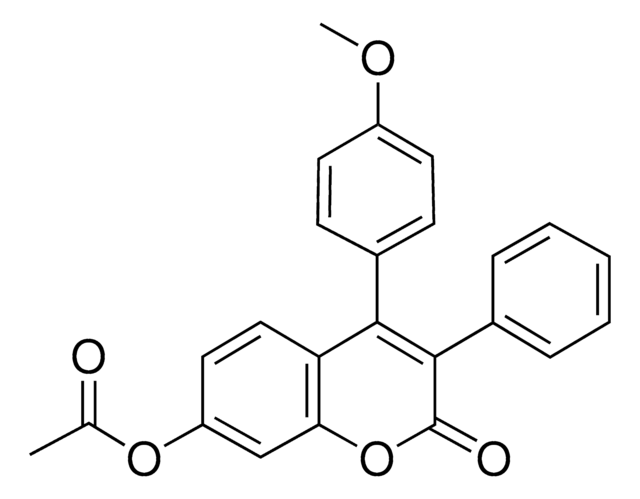 4-(4-Methoxyphenyl)-2-oxo-3-phenyl-2H-chromen-7-yl acetate AldrichCPR