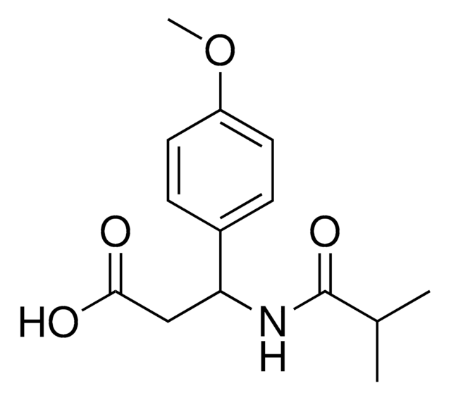 3-ISOBUTYRYLAMINO-3-(4-METHOXY-PHENYL)-PROPIONIC ACID AldrichCPR