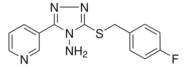 3-((4-FLUOROBENZYL)THIO)-5-(3-PYRIDINYL)-4H-1,2,4-TRIAZOL-4-AMINE AldrichCPR