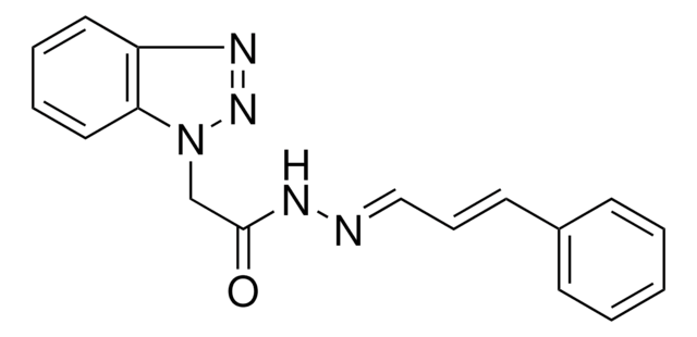 2-BENZOTRIAZOL-1-YL-ACETIC ACID (3-PHENYL-ALLYLIDENE)-HYDRAZIDE AldrichCPR