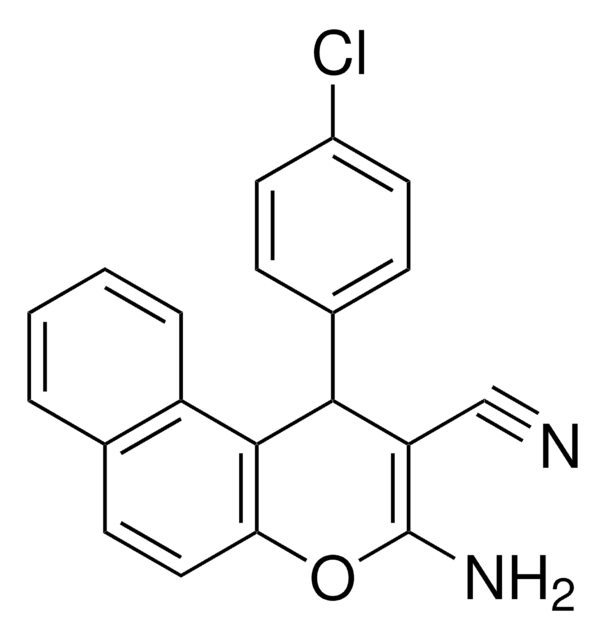 3-AMINO-1-(4-CHLORO-PHENYL)-1H-BENZO(F)CHROMENE-2-CARBONITRILE AldrichCPR