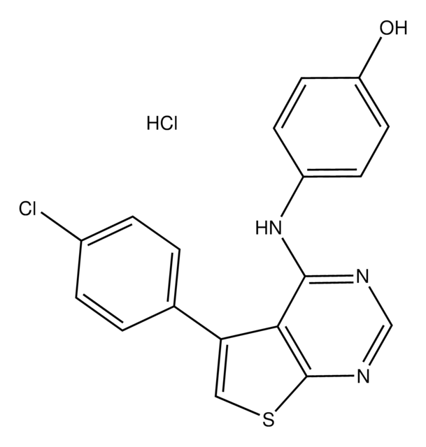 4-(5-(4-Chlorophenyl)thieno[2,3-d]pyrimidin-4-ylamino)phenol hydrochloride