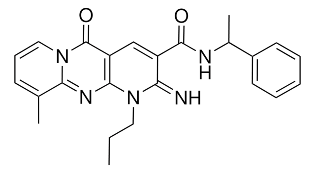 2-IMINO-10-METHYL-5-OXO-N-(1-PHENYLETHYL)-1-PROPYL-1,5-DIHYDRO-2H-DIPYRIDO[1,2-A:2,3-D]PYRIMIDINE-3-CARBOXAMIDE AldrichCPR