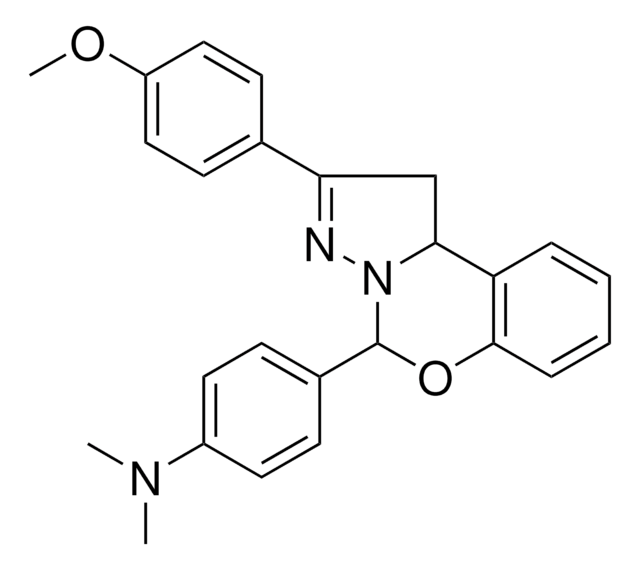 N-{4-[2-(4-METHOXYPHENYL)-1,10B-DIHYDROPYRAZOLO[1,5-C][1,3]BENZOXAZIN-5-YL]PHENYL}-N,N-DIMETHYLAMINE AldrichCPR