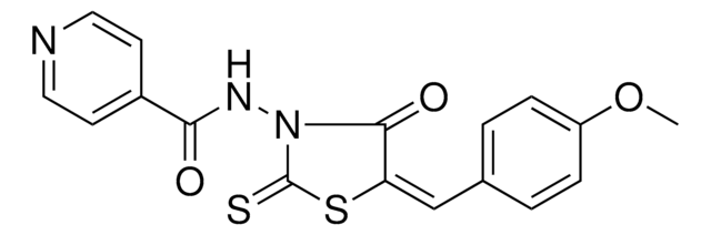 N-(5-(4-METHOXY-BENZYLIDENE)-4-OXO-2-THIOXO-THIAZOLIDIN-3-YL)-ISONICOTINAMIDE AldrichCPR