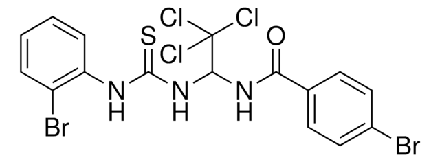 4-BROMO-N-(1-(3-(2-BROMO-PHENYL)-THIOUREIDO)-2,2,2-TRICHLORO-ETHYL)-BENZAMIDE AldrichCPR