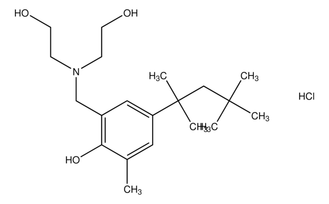 2-{[bis(2-hydroxyethyl)amino]methyl}-6-methyl-4-(1,1,3,3-tetramethylbutyl)phenol hydrochloride AldrichCPR