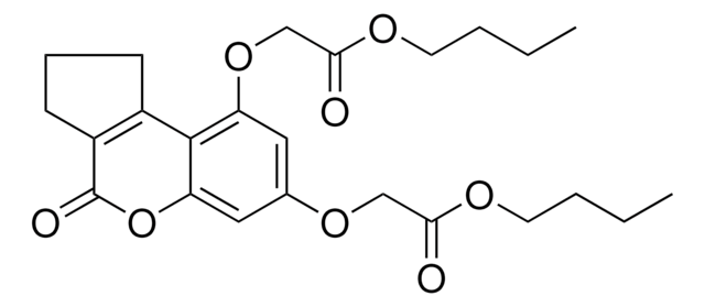 BUTYL {[7-(2-BUTOXY-2-OXOETHOXY)-4-OXO-1,2,3,4-TETRAHYDROCYCLOPENTA[C]CHROMEN-9-YL]OXY}ACETATE AldrichCPR