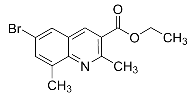 6-Bromo-2,8-dimethylquinoline-3-carboxylic acid ethyl ester AldrichCPR